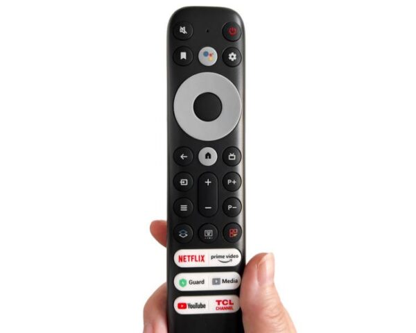 Télécommande pour téléviseur LCD TCL THOMSON RC902V FMR1, fonctions VOIX, NETFLIX, YOUTUBE et PRIME VIDEO