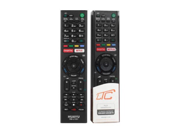 Télécommande pour téléviseur LCD/LED Sony RM-L1351, Netflix, Google Play, YouTube.