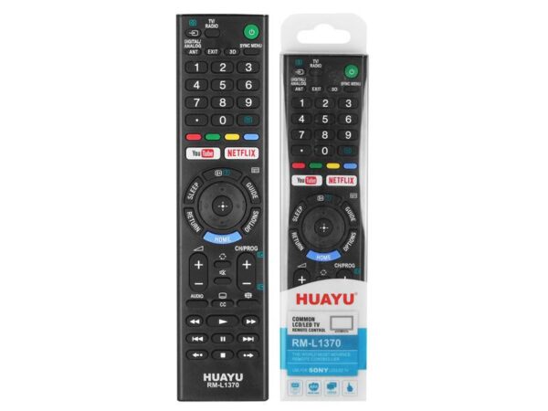 Télécommande pour téléviseur LCD/LED Sony RM-L1370 3D, Netflix, YouTube.