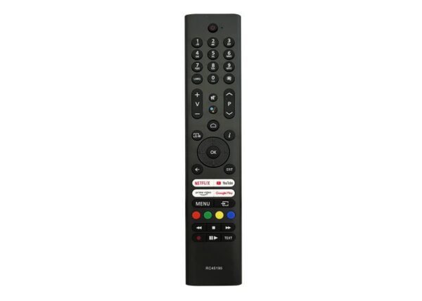 Télécommande pour téléviseur Toshiba Vestel Hitachi Finlux RC45190 CT-8563, Netflix, YouTube Prime Video