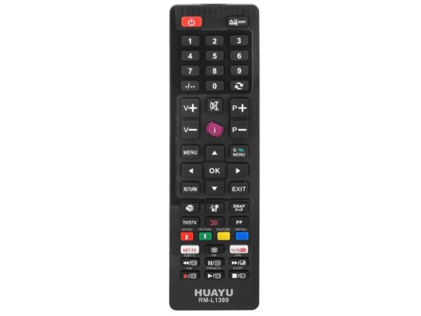 Télécommande pour téléviseur LCD/LED VESTEL RM-L1389 SMART, NETFLIX, YOUTUBE.