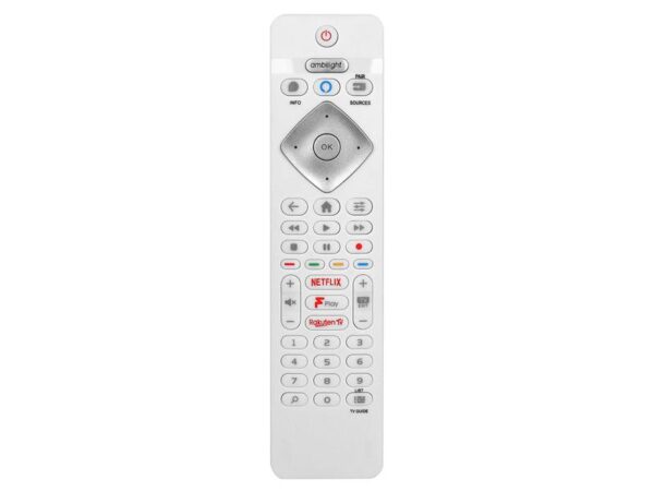 Télécommande PHILIPS 398GM10WEPHN0000B Smart, Netflix, Rakuten TV, Ambilight
