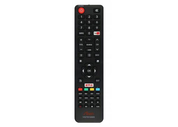 Télécommande TV SENCOR V32TD1200S YOUTUBE, NETFLIX