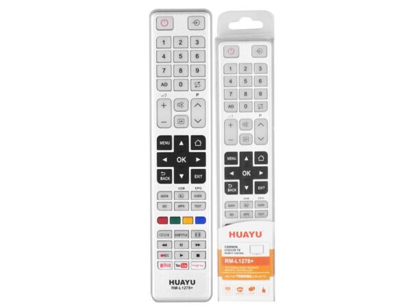 Télécommande universelle pour TOSHIBA 3D RM-L1278+.
