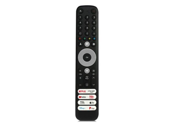 Télécommande universelle pour téléviseurs TCL/Thomson, Netflix, YouTube, Prime Video et Disney+.