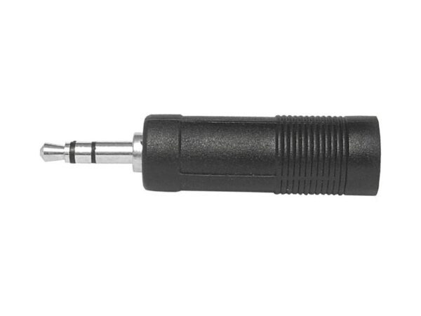 Adaptateur jack : fiche 3,5 mm - prise 6,3 mm