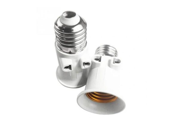 Adaptateur répartiteur d'ampoule E27 (voleur) blanc HQ