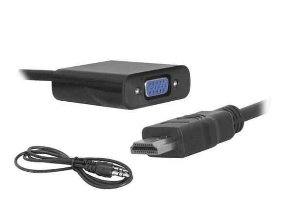 Adaptateur HDMI vers VGA+AUDIO.