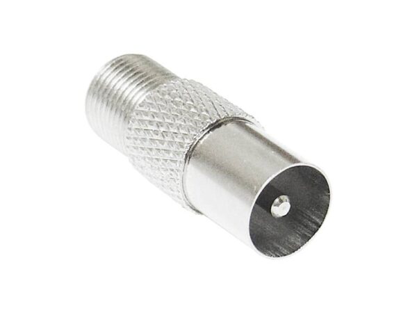 Adaptateur F : Prise F – Fiche d'antenne HQ.
