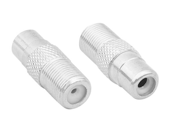 Adaptateur F : prise F - prise RCA