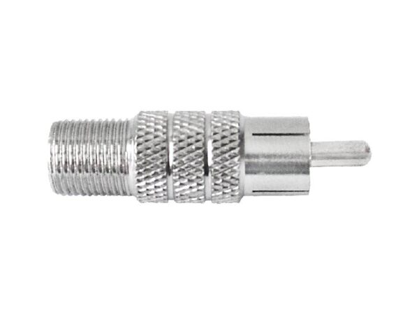Adaptateur F : prise F - fiche RCA