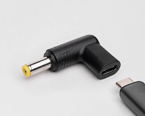 Adaptateur USB-C - Connecteur 5,5 x 2,5 mm pour ordinateurs portables ASUS/ACER/TOSHIBA/LENOVO/DELL/HP/IBM