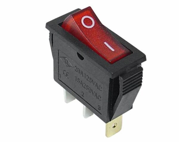 Interrupteur Mk 111 illuminé en rouge 12V