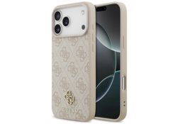 Étui Guess 4G Small 4G and Classic       MagSafe pour iPhone 17 Pro Max rose GUHMP17XP4SM4MP