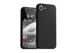 Étui Mercury Semi-Silicone MagSafe pour    iPhone 16e / 17e noir