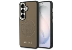 Étui Guess Perforated Logo MagSafe pour    Samsung Galaxy S26 marron GUHMS26S5PG4SRGW