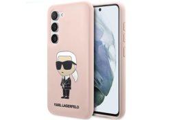 Karl Lagerfeld KLHCS23SSNIKBCP S23 S911 hardcase rose/pink Silicone Ikonik KLHCS23SSNIKBCP