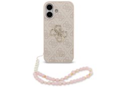 Étui Guess 4G Strap 4G Classic Logo pour   iPhone 17 rose GUHCP17SP4GMGSP