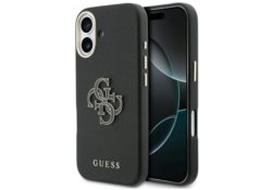 Étui Guess FW Resin Logo pour iPhone 17    noir GUHCP17S5PS4RGGK