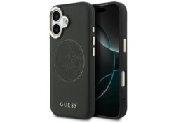 Étui Guess Perforated 4G MagSafe pour      iPhone 17 noir GUHMP17S5PG4SRGK
