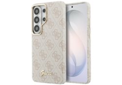 Étui Guess 4G Script MagSafe pour Samsung  Galaxy S26 Ultra rose GUHMS26L5P4FWMSP
