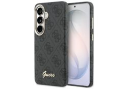 Étui Guess 4G Script MagSafe pour Samsung  Galaxy S26 noir GUHMS26S5P4FWMSK