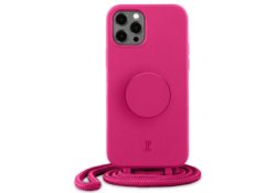 Étui JE PopGrip iPhone 12/12 Pro 6,1""rose/orchid flower 30090 (Just Elegance) 30090