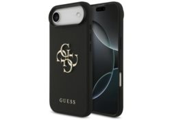 Étui Guess Grained Big 4G & Classic Logo pour iPhone Air noir GUHCP17MPGT4MBK