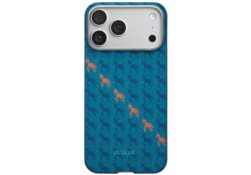 Étui PITAKA Happiness Rides Edge Case    MagSafe pour iPhone 17 Pro Max indigo HR1702PM