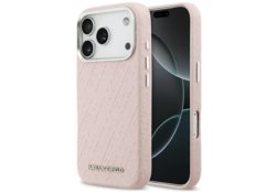 Étui Karl Lagerfeld FW Stamped Karl      MagSafe pour iPhone 17 Pro rose KLHMP17LPGKLFOFP