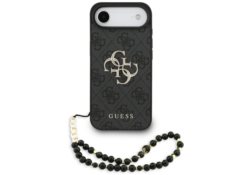 Étui Guess 4G Strap 4G Classic Logo pour   iPhone Air noir GUHCP17MP4GMGSK