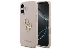 Étui Guess Grained Big 4G & Classic Logo pour iPhone 17 rose GUHCP17SPGT4MBP