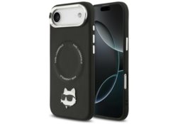 Étui Karl Lagerfeld Choupette Pin        MagSafe pour iPhone Air noir KLHMP17MPSMLRCHK