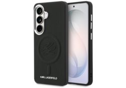 Étui Karl Lagerfeld Embossed Ring        Initials MagSafe pour Samsung Galaxy S26 noir KLHMS26SPGFKLRDK