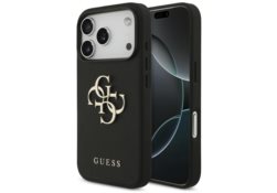 Étui Guess Grained Big 4G & Classic Logopour iPhone 17 Pro noir GUHCP17LPGT4MBK