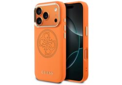 Étui Guess Perforated 4G MagSafe pour      iPhone 17 Pro orange GUHMP17L5PG4SRGO