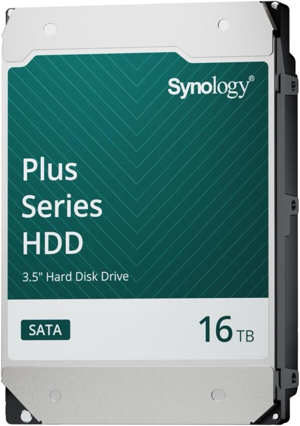 Synology - HAT3310 HD 16To Disque dur SATA 3,5 de qualité NAS conçu pour les unités Synology j, Value et Plus