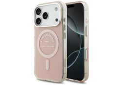 Étui Karl Lagerfeld IML Karl RSG Logo    MagSafe pour iPhone 17 Pro rose KLHMP17LHKRSGPP