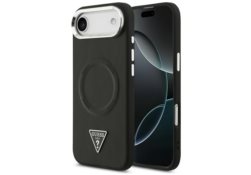 Étui Guess Triangle Logo MagSafe pour      iPhone Air noir GUHMP17MPSDTSCMK