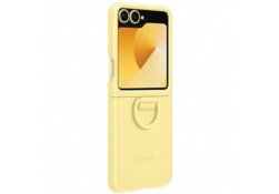 Étui Samsung EF-PF741TYEGWW Z Flip6 F741 / Z Flip7 FE jaune/yellow Silicone Case with Ring EF-PF741TYEGWW