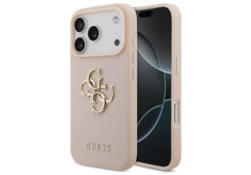 Étui Guess Grained Big 4G & Classic Logo pour iPhone 17 Pro rose GUHCP17LPGT4MBP