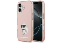 Étui Karl Lagerfeld IML Aquarelle        Choupette & Logo MagSafe pour iPhone 17 rose KLHMP17SHMCHAQOP