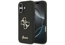 Étui Guess Fixed Glitter Big 4G pour       iPhone 17 noir GUHCP17SHG4SGK