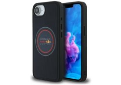 Étui Red Bull Meshed Logo and Red Ring   MagSafe pour iPhone 16e / 17e bleu marine RBHMPSE424PUMEVR