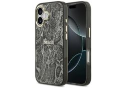 Étui Guess Python Pattern MagSafe pour     iPhone 17 noir GUHMP17SHIMPYGK