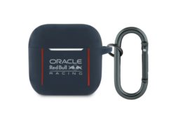 Étui Red Bull Silicone Logo & Lines pour   AirPods 4 bleu marine RBA4SIVSV
