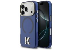Étui Karl Lagerfeld IML K Head Logo      MagSafe pour iPhone 17 Pro Max bleu KLHMP17X5HTMKHDB