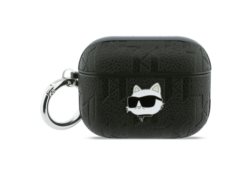 Étui Karl Lagerfeld Monogram Choupette   Head pour AirPods Pro 3 noir KLAP3PGCHPK