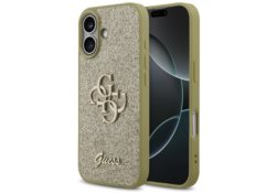 Étui Guess Fixed Glitter Big 4G pour       iPhone 17 pourré GUHCP17SHG4SGD