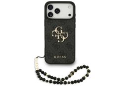 Étui Guess 4G Strap 4G Classic Logo pour   iPhone 17 Pro Max noir GUHCP17XP4GMGSK